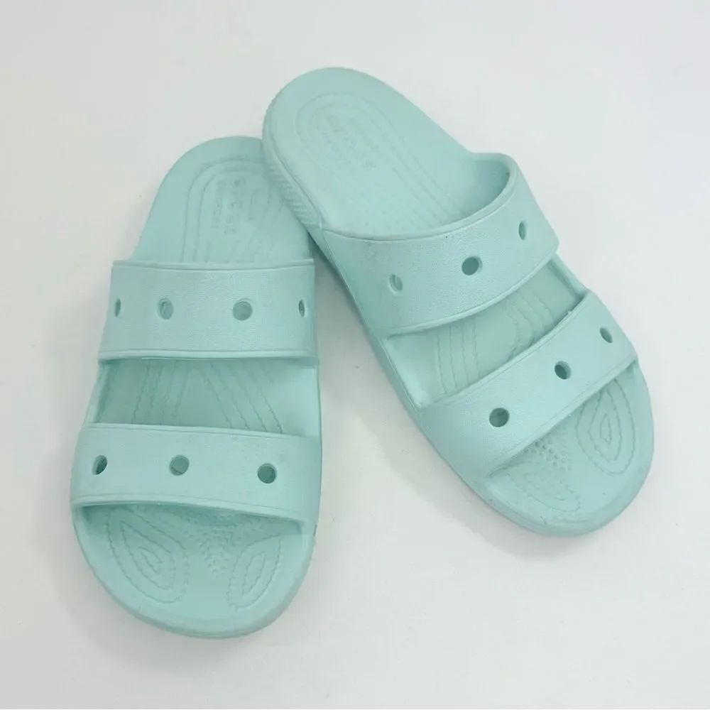 Crocs Classic 2.0 Navy Blue Slide Rubber Sandals